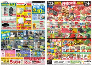6月13日(土)〜6月16日(火)のチラシ画像