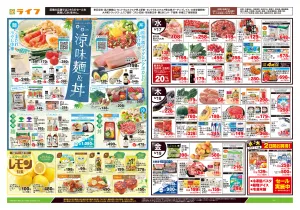 6/17号　涼味麺&丼/レモン特集のチラシ画像