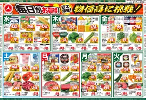 父の日に食べてもらいたいマルマンストアのベストイレブン!のチラシ画像