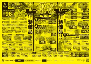 6/16〜6/19販売分のチラシ画像