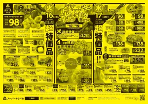 6/16〜6/19販売分のチラシ画像