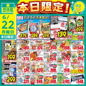 6/22日替りのチラシ画像