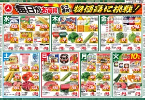 父の日に食べてもらいたいマルマンストアのベストイレブン！のチラシ画像