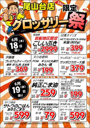 6/18（木）〜6/19（金）のチラシ画像