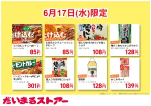 本日限定!注目の食品セール♪のチラシ画像