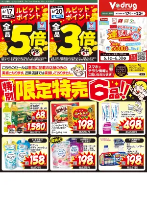 特別！限定特売チラシ！のチラシ画像