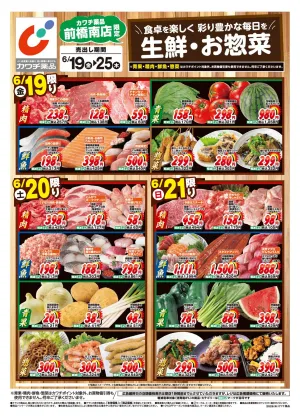 6/19号のチラシ画像
