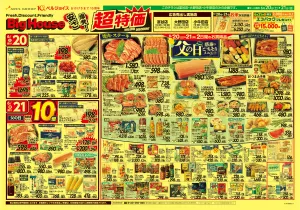 安さ爆発！超特価のチラシ画像