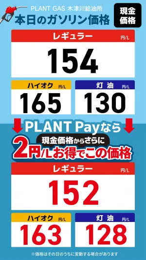 今週のガソリン価格_のチラシ画像