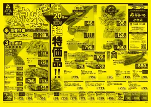 6/20〜6/22販売分のチラシ画像