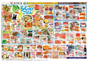 手間抜き万歳！らくっと！ごはんのチラシ画像