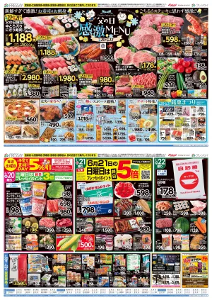 父の日　感激MENU_のチラシ画像