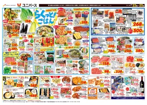 手間抜き万歳！らくっと！ごはんのチラシ画像