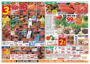 6/20〜6/23のチラシ画像