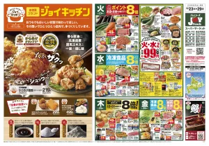 ジョイフーズ（春日部南・藤ノ木・牛久・登戸・大袋）★6/23〜6/29★のチラシ画像