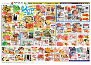手間抜き万歳！らくっと！ごはんのチラシ画像