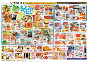 手間抜き万歳！らくっと！ごはんのチラシ画像
