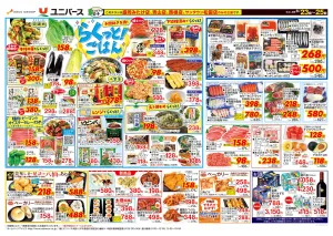 手間抜き万歳！らくっと！ごはんのチラシ画像