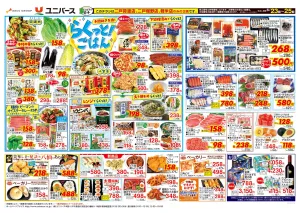 手間抜き万歳！らくっと！ごはんのチラシ画像