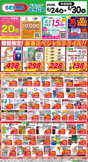 期間限定！厳選スペシャルプライスのチラシ画像