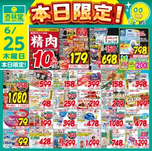 6/25日替りのチラシ画像
