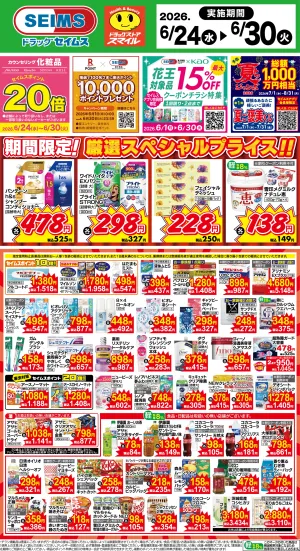 期間限定！厳選スペシャルプライスのチラシ画像