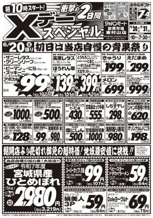 6月20日号のチラシ画像