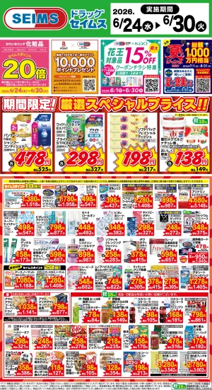 期間限定！厳選スペシャルプライスのチラシ画像