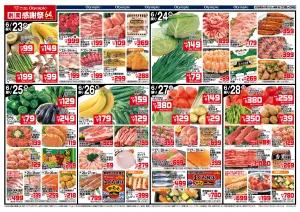 すっきりさっぱり涼味フェアのチラシ画像