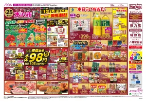 マックスバリュ九州　６／２５号のチラシ画像