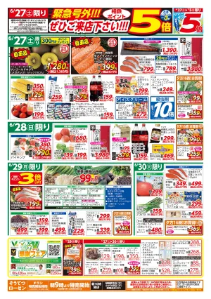 6/27〜6/30のチラシ画像