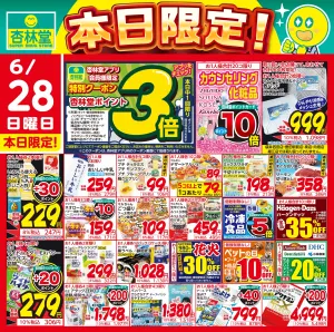 6/28日替りのチラシ画像