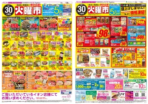 ６月３０日（火）のチラシ画像
