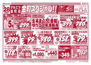 6月28日〜6月29日　チラシ情報のチラシ画像