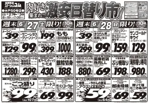 6月27日号のチラシ画像