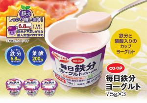 【もっと伝えたい！】鉄分ヨーグルトのチラシ画像