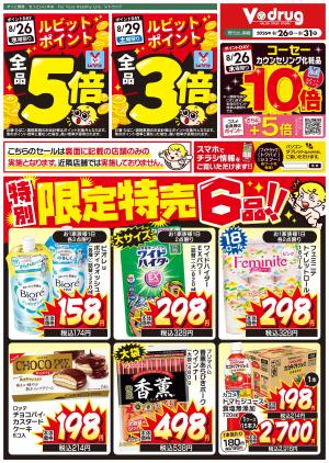 特別！限定特売チラシ！のチラシ画像