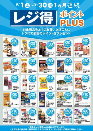 レジ得のチラシ画像