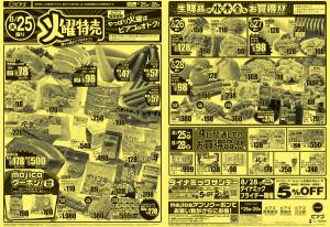 8月25日(火) ～8月28日(金) のチラシ画像