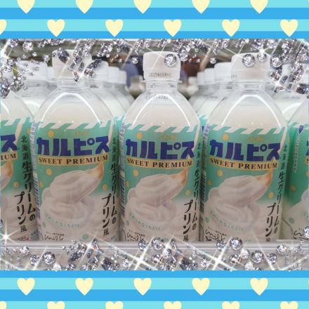 生クリームプリン風味の｢カルピス｣