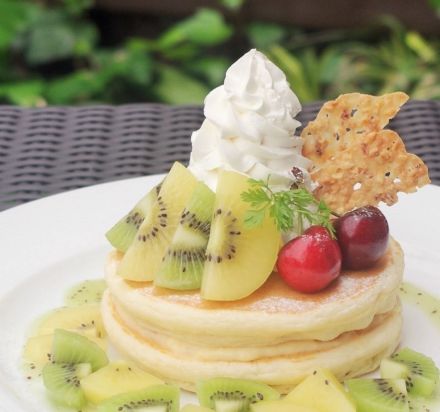 期間限定キウイのパンケーキ