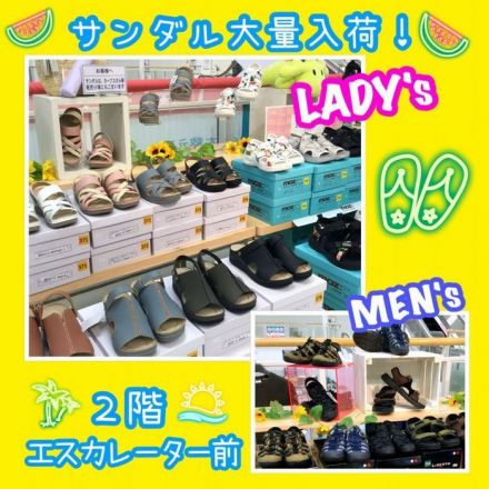 婦人・紳士 サンダル大量入荷！