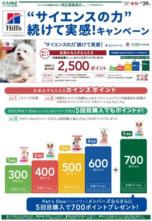 ヒルズ サイエンス ダイエットキャンペーン開催中！
