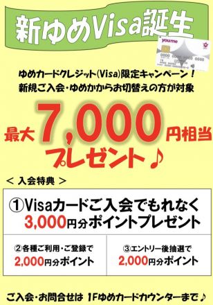 ゆめVisa刷新記念♪