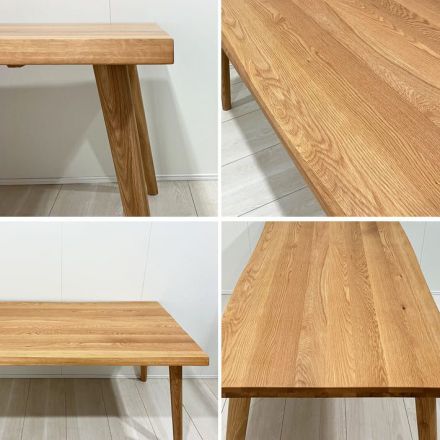 無垢材の持つ魅力を最大限に発揮したダイニングテーブル（150cm）