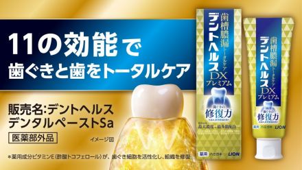 【デントヘルスDXプレミアム】歯槽膿漏、歯ぐきの出血、口臭をトータルケア