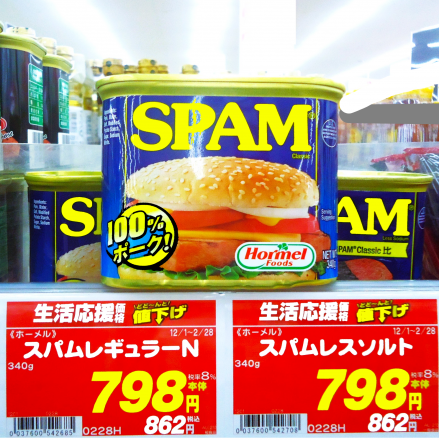 焼いてもよし美味しいスパム！_