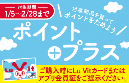 おトクなルビットポイントプラスのご紹介！