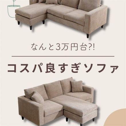 コスパ良すぎソファ