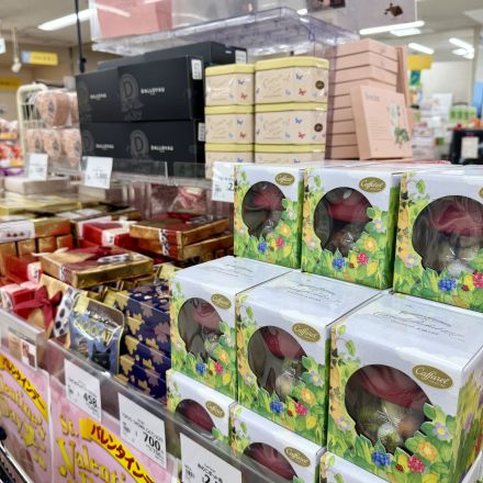 想いをチョコにのせて。バレンタインコーナーできました！